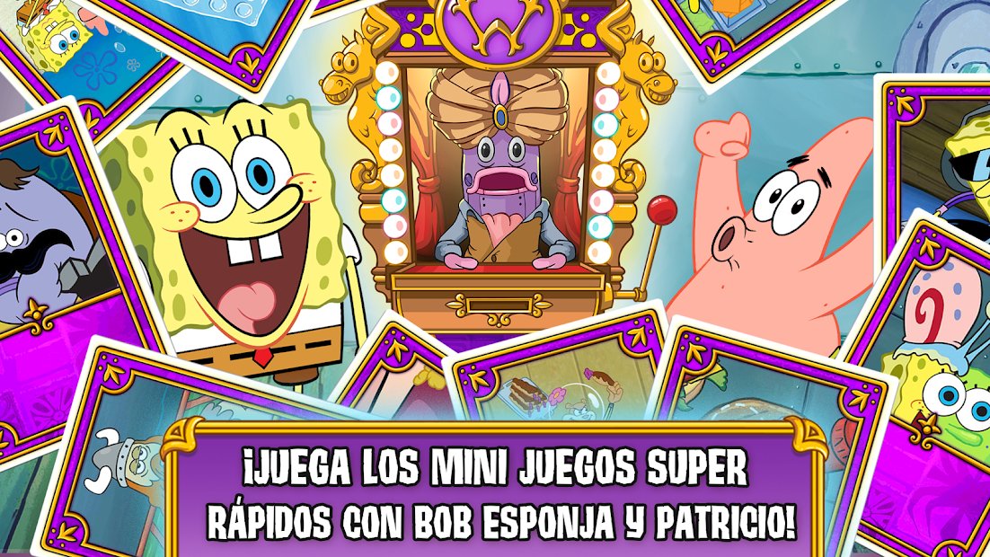 Los mini juegos de Bob Esponja