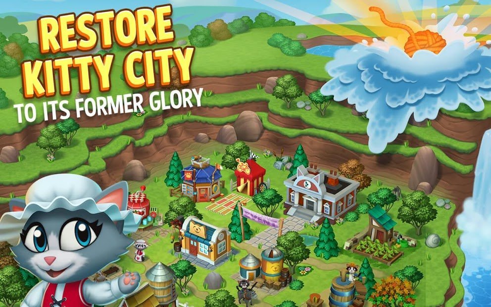 Kitty City: Kitty Cat Farm Simulation Game