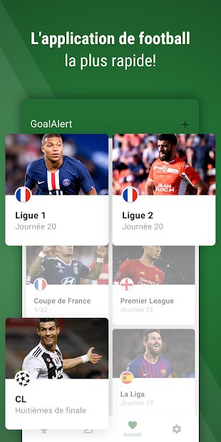 GoalAlert - L'appli de football la plus rapide