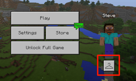How to install a skin in Minecraft PE